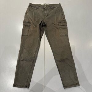 Olive Cargo High Rise Jegging